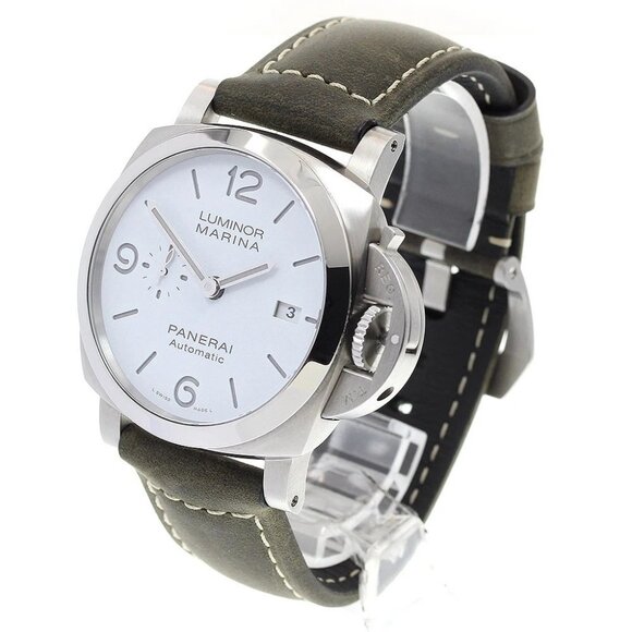 PANERAI Luminor Marina PAM01314 Small seconds white Dial Automatic Men's - Picture 1 of 9